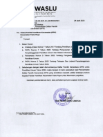 Pemberitahuan Hasil Pencermatan DPS Kecamatan Pasie Raya