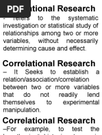 Correlational Research