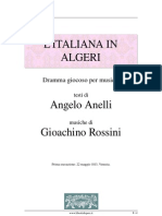 L'Italiana in Algeri Libretto)