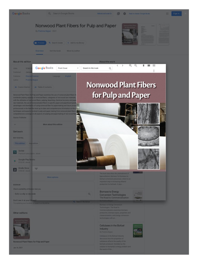 Nonwood Plant Fibers For Pulp and PapermakingInThePhilippines PDF
