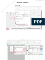 Paso a Paso Valor Ganado MS Project