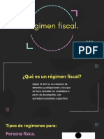 Regimen Fiscal.