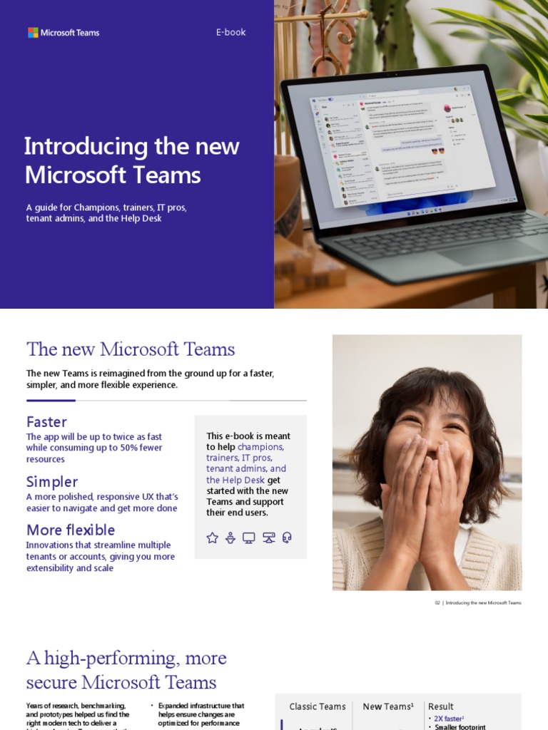 The New Microsoft Teams Ebook Pdf Mobile App Microsoft