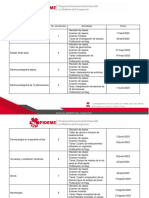 Cronograma de Actividades - APCP - 2da - Gen