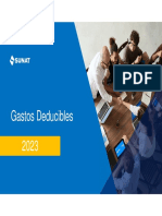 Gastos Deducibles 2023 Último GOS 04-2023