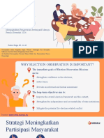 Strategi Dan Tantangan Meningkatkan Pengawasan Partisipatif Menuju Pemilu Serentak 2024