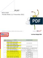 Guidance Display Baki Merah Periode 1-7 November 2021