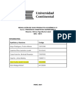 Resolución de Caso Producto Académico C1 Curso: Procesos Cognitivos Superiores 2 Maestra: Gálvez Vigo, Masha Isabel NRC: 15511