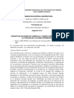 Entrega 1. CONCEPTUALIZACIONES DE CURRÍCULO Y DISEÑO CURRICULAR DESDE LA POSICIÓN DE 3 AUTORES DIFERENTES