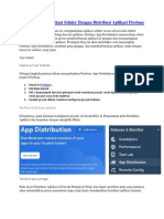 Menghadirkan Aplikasi Seluler Dengan Distribusi Aplikasi Firebase