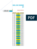 Rol de Exámenes Parciales de Teoría 2023-21