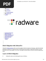 10.DDoS Mitigation Layers With DefensePro - Radware Attack Mitigation