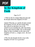 In The Kingdom of Fools