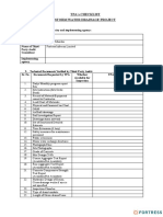 Storm Water Drainage Checklist