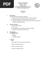 Lesson Plan SubAtomicParticles Science8