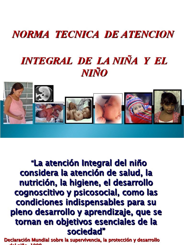atencion integral del niño | PDF | Parto | Nutrición