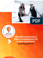 Propuesta Economica de Planos Electrico La Primera