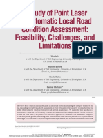 A Study of Point Laser For Automatic Local Road Condition Assessment Feasibility Challenges and Limitations