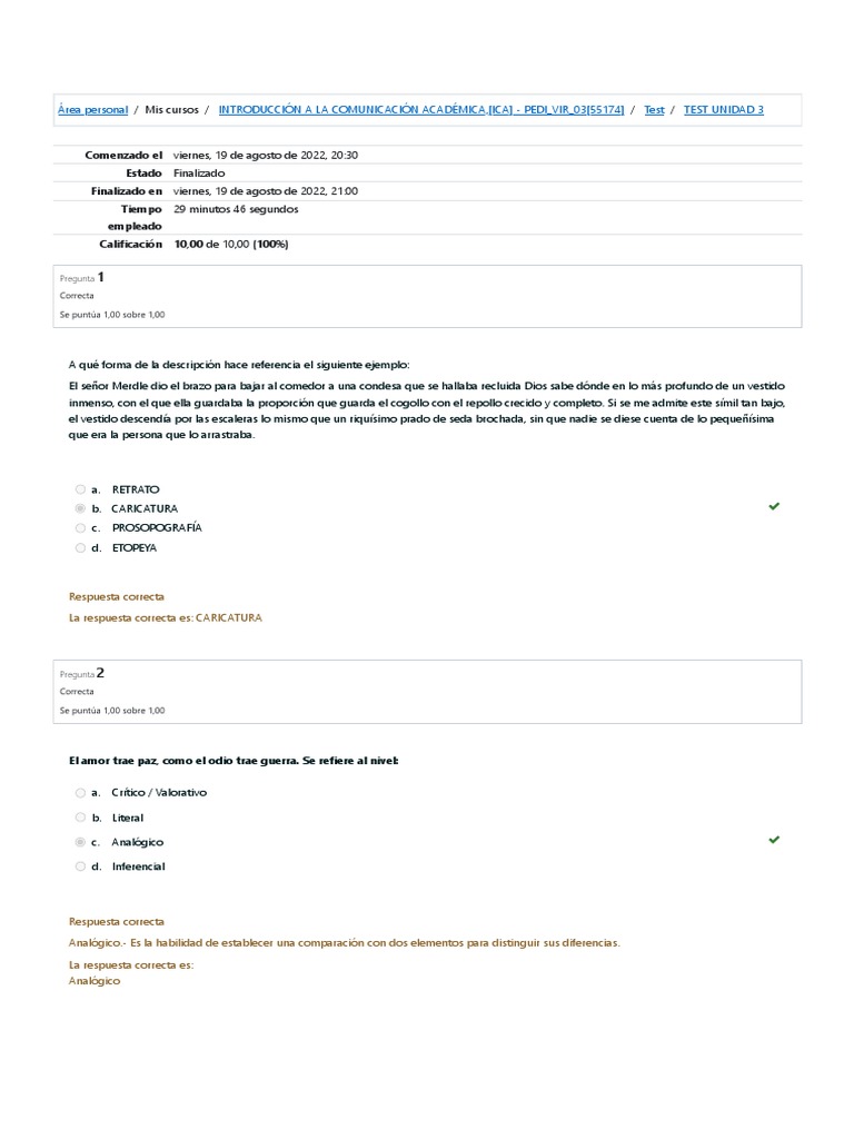 Recopilacion Test 3 Ica | PDF | Narración | La metamorfosis