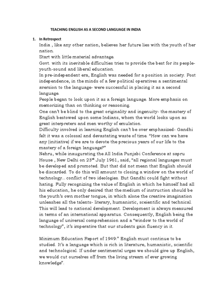 teaching-english-as-a-second-language-in-india-pdf-english-language