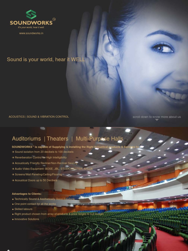 Acoustical Solutions by Soundworks | PDF | Acoustics | Qualia