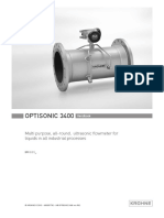 KROHNE OPTISONIC-3400 User Manual