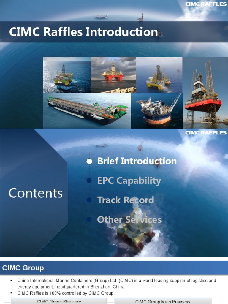 CIMC Raffles Introduction (201804) 0425 | PDF | Offshore Drilling ...