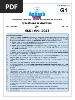 NEET 2023 Question Paper G1