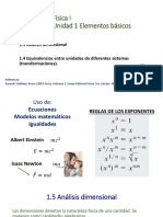 Unidad1 - Elementos Básicos - 1.4 - 1.5 (Analisis Dimensional, Transformaciones)