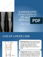 Radiographic Evaluation in Hip and Knee Replacement - HNR