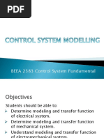 Chapter 4 - Control System Modelling