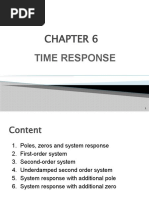 Chapter 6 - Time Response