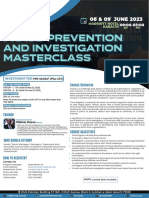 Brochure - Fraud Prevention and Investigation Masterclass