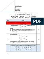 Tugas 1 Aljabar Linear Elementary - Fatika Candra