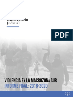 Informe Final Disenado Violencia en La Macrozona Sur