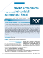 Studiu Privind: Armonizarea Rezultatului Contabil Cu Rezultatul Fiscal