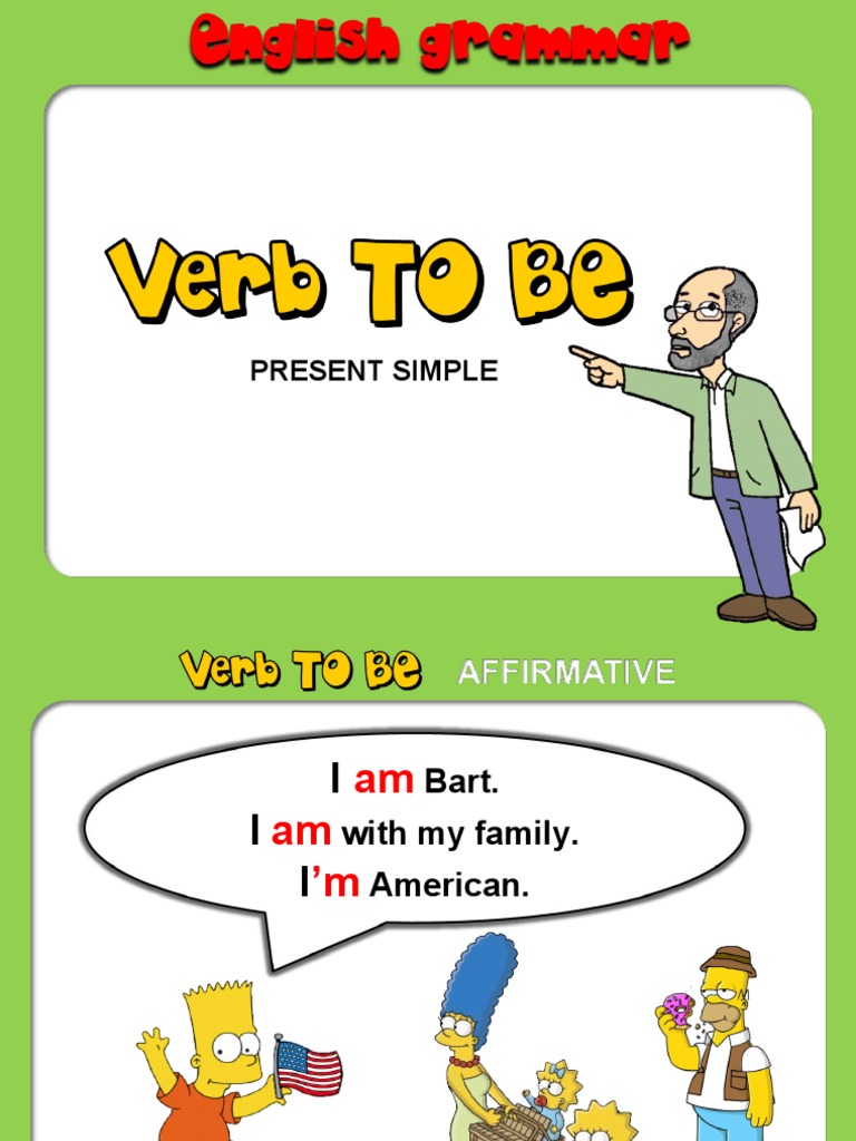 TO BE PRESENT SIMPLE - Herber - Verb-To-Be-Ppt-Flashcards-Fun ...