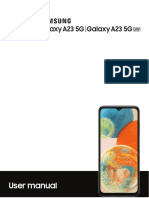 User Manual Samsung Galaxy A23 5G