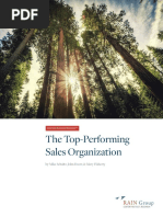 Top-Performing Sales Organization Benchmark Report