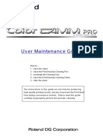 PC60-colorcamm Pro User Maintenance Guide