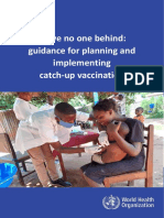 Who Catch Up Vaccination 2021