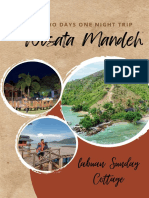 Booklet Two Days One Night Trip Wisata Mandeh