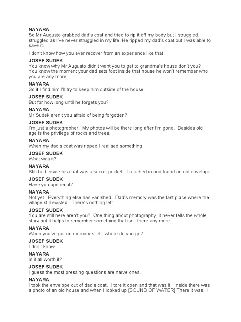 Script The Day Dad Stole A Bus | PDF