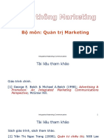 Bài giảng truyền thông marketing