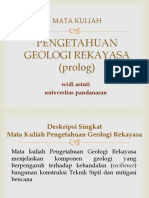 Pengentahuan Geologi Rekayasa