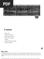 8.0 Flows in Pipes