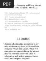 Access Internet Level One