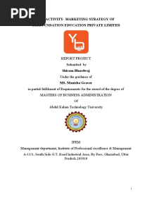 Ybi Foubdation Report