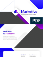 Marketing Strategy Presentation Template - Marketivo - Googleslides