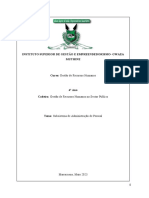 Subsistema de Administracao de Pessoal